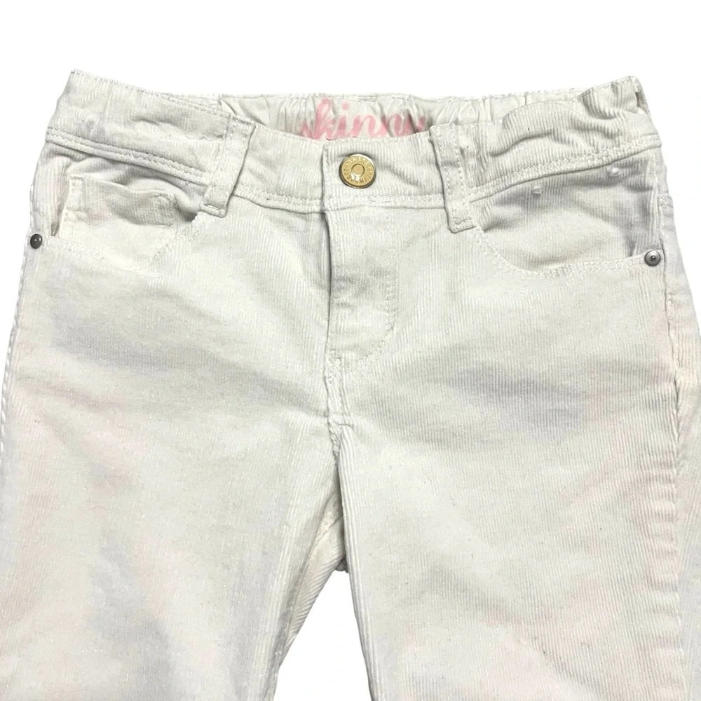 Gymboree 6Y White Corduroy Pants